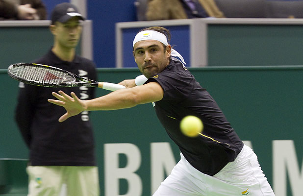 Marcos Brushes Blake Aside